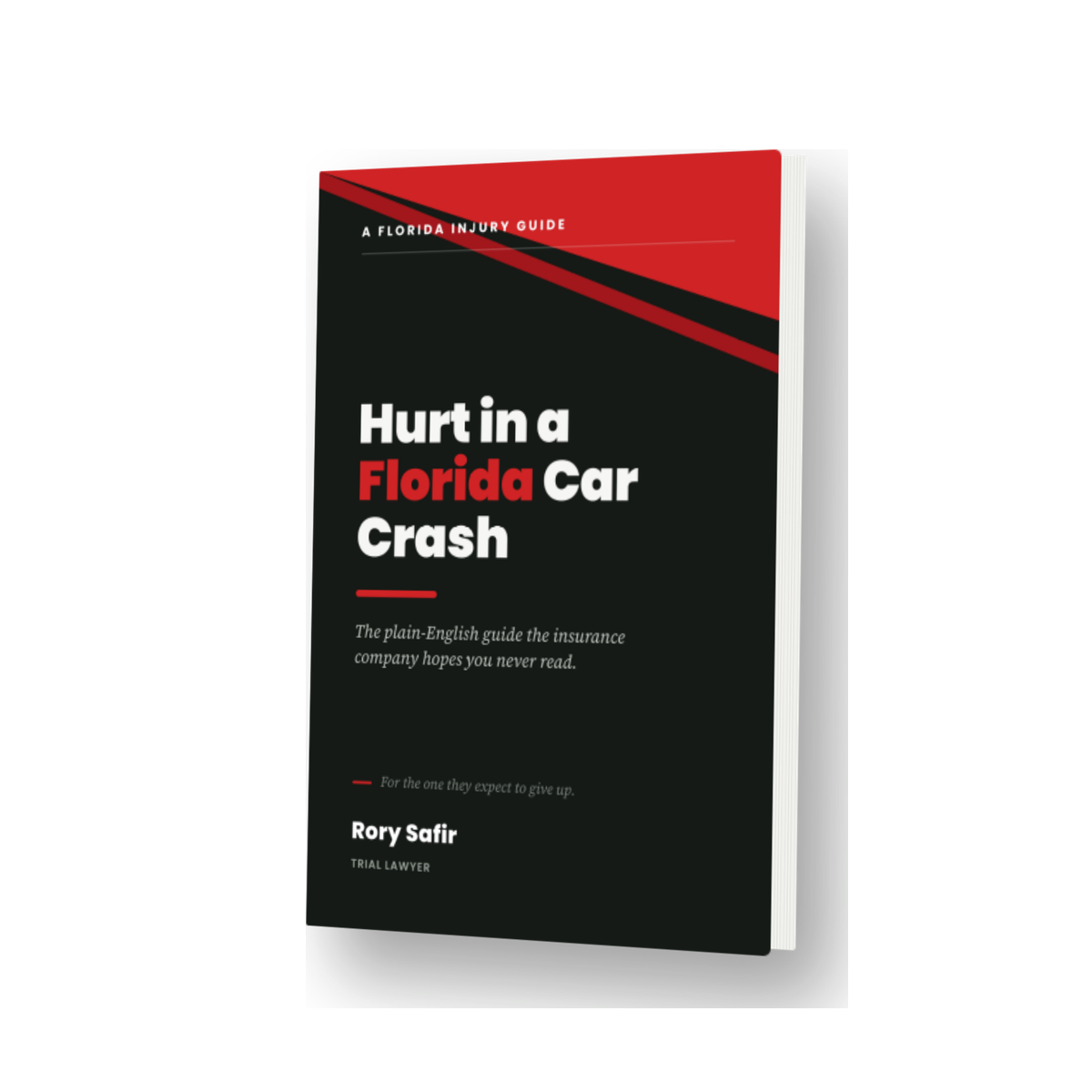 Hurt in a Florida Car Crash, the book by Rory Safir