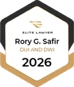 Elite Lawyer, Rory G. Safir, DUI and Criminal Defense